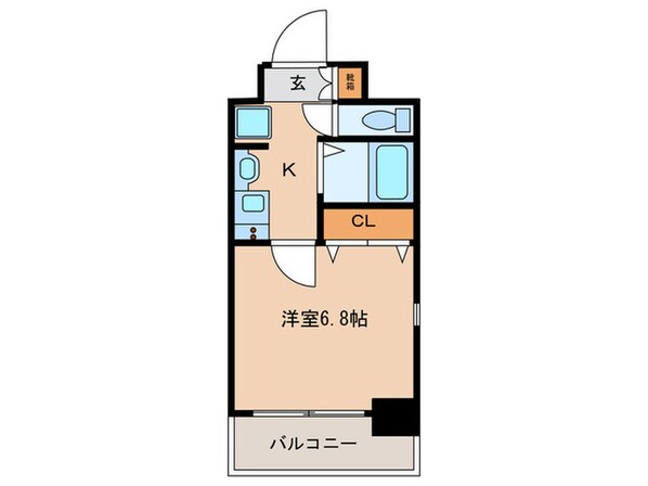 ﾌﾟﾚｻﾝｽ泉セントマーク(406)の物件間取画像